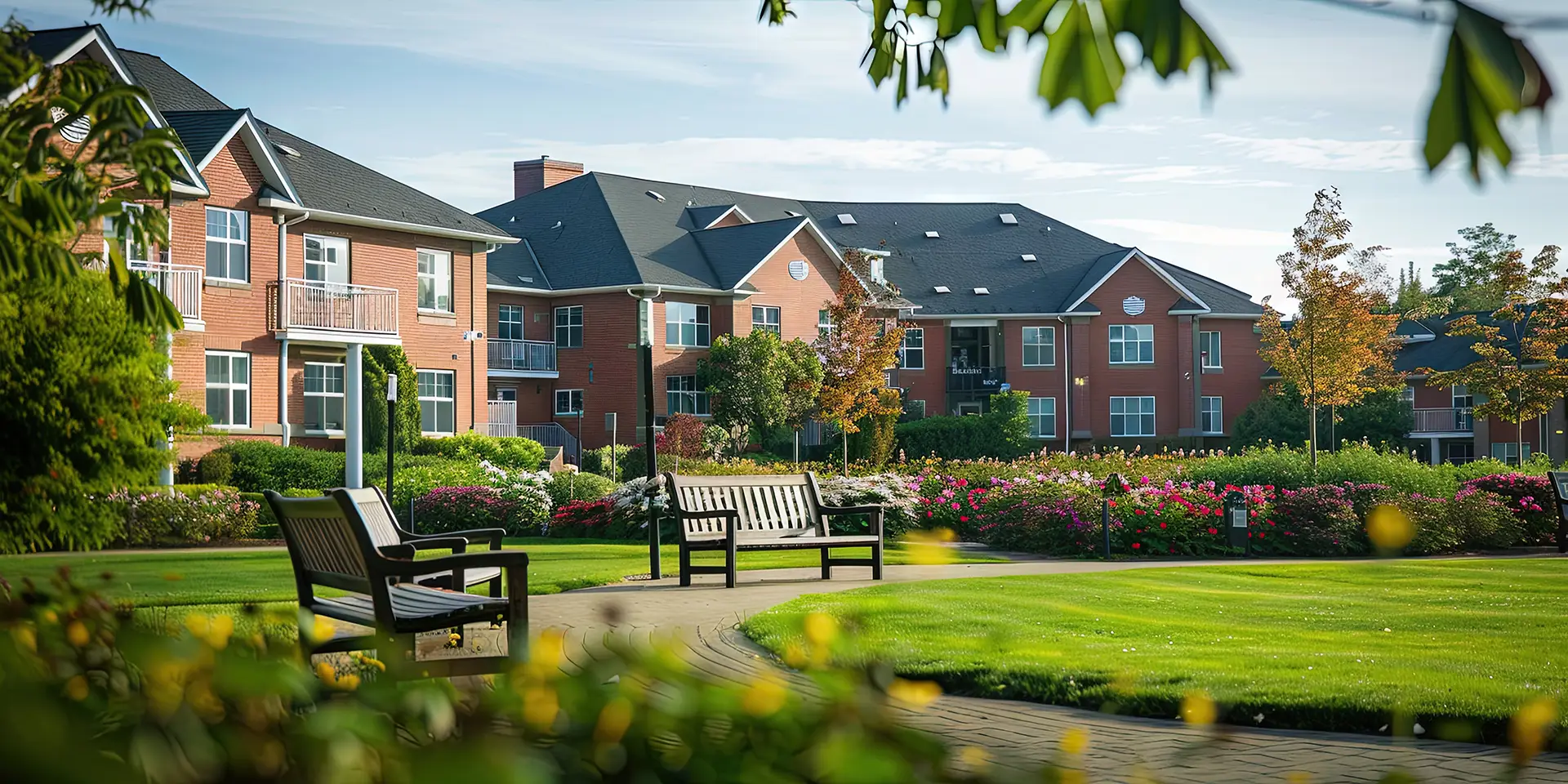 Long-term care housing community interior