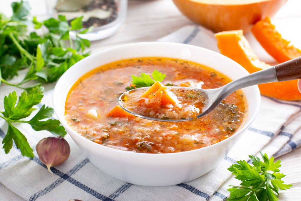 Nutritious home-cooked meal served in a residential care home for seniors