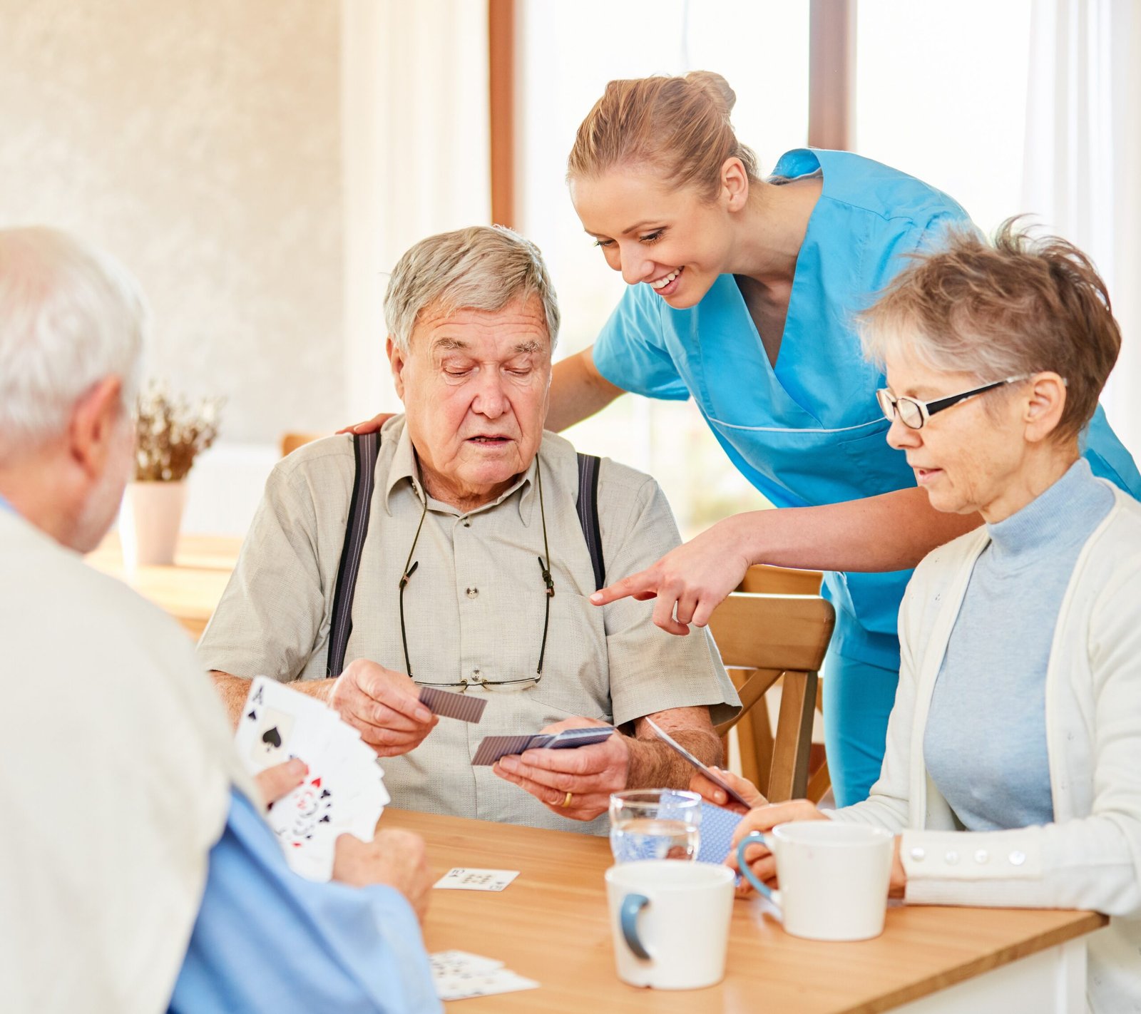 Older adults in an assisted living setting