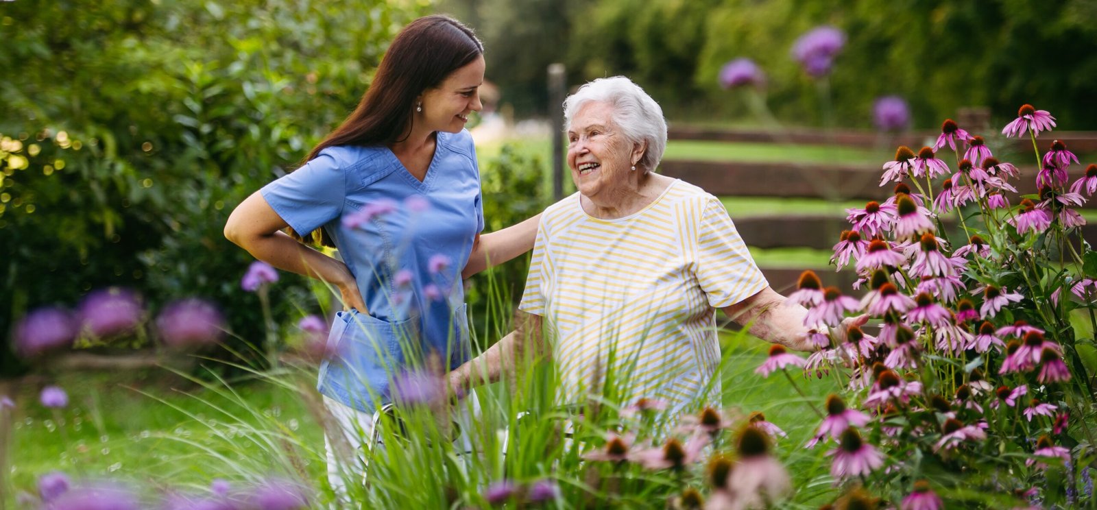 In-home care supporting comfort and independence