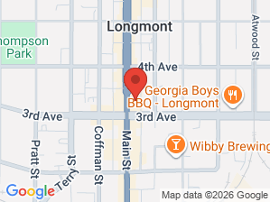 Location Map for Visiting Angels Senior Home Care Longmont
